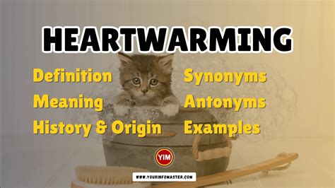 heartwarming synonym|More.